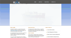 Desktop Screenshot of peakseismic.com